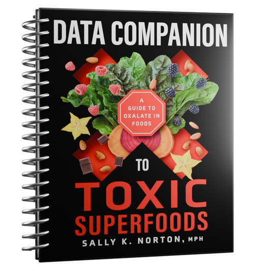 Data Companion to Toxic Superfoods, Hard Copy Bundle + PDF