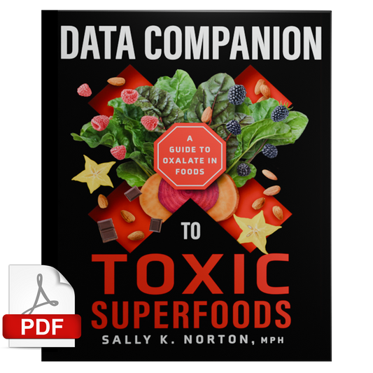 Data Companion to Toxic Superfoods, eBook/PDF